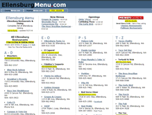 Tablet Screenshot of ellensburgmenu.com
